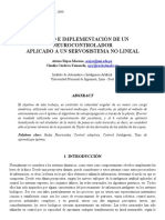 Diseno e Implementacion de Un Neurocontrolador Aplicado A Un Servosistema No Lineal