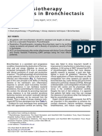 Chest Fisioterapy in Bronchiektasis