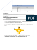 Lesson Plan Template: Using An In/ Out Math Table