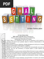 Dr. Noor Goal Setting