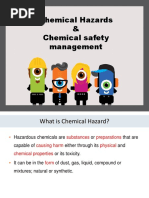 Chemical Hazards & Chemical Safety Management