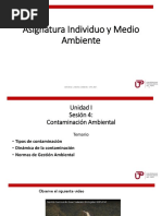 Sesión 4 Contaminación Ambiental