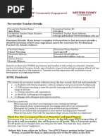 Ppce Self Reflection Form