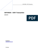 Sap Basis - Su01 User Id Creation