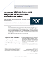 4 Principios Basicos de Desenho Curricular para Cursos Das Profissoes Da Saude