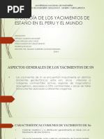 Litologia de Yacimientos de SN