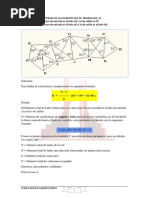 Calcular La Consistencia de La Siguiente Red de Triangulos