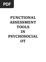 OT 4 Functional Assessments