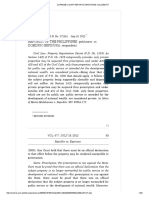 REPUBLIC OF THE PHILIPPINES, Petitioner, vs. DOMINGO ESPINOSA, Respondent