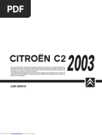 Citroen c2 2003 Manual PDF