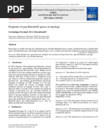 Properties of Gsp-Hausdorff Spaces in Topology