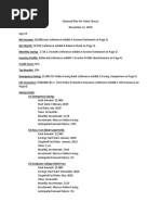 Financial Plan Assignment 11