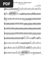 Opening Dragon Ball GT Violín II PDF