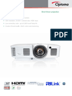 Optoma GT1080 Projector Manual