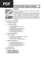 Temario Word Basico Medio PDF