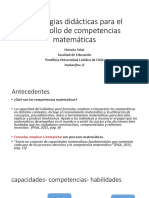 Estrategias Didácticas para El Desarrollo de Competencias Matemáticas Seminario CMM PDF