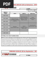 Horario Presencial UAP