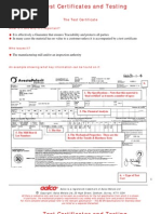 Aalco Datasheet Al Test Certificates