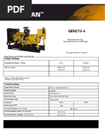 Output Ratings: Diesel Generator Set Exclusively From Your Cat Dealer