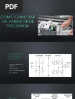 Como Conectar Un Variador de Frecuencia