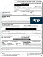 Formato de Uso de Suelo 2016