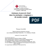 Animaux Et Pouvoir Rituel Dans Les Pratiques Magiques