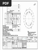 WCB 111.25.560 Swing Circle Gear Turntable Slewing Ring Bearing