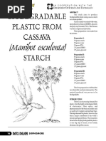 Biodegradable Plastic From Cassava - 119701