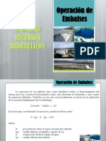 Ejercicios Operación de Embalses