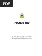 Plan Estrategico Formosa 2015