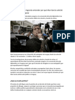 5 Claves Con La Que Lograrás Entender Por Qué Alan García Solicitó Asilo Político A Uruguay