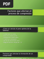 Factores Que Afectan El Proceso de Compresión