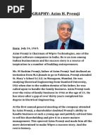 Biography - Azim Premji