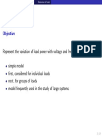 Objective: Represent The Variation of Load Power With Voltage and Frequency