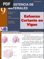 Capítulo 09 - Esfuerzo Cortante en Vigas