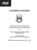 4.287 Master of Management Studies MMS Sem III IV PDF