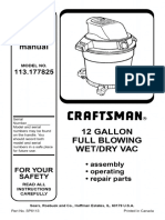 Craftsman Shop Vac Manual