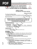 PERCY LUIS RAMOS TAPIA - Análisis Del Expediente Derecho Procesal Laboral