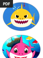 Baby Shark Mask Template