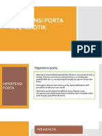 Hipertensi Portal Pada Sirosis Hepatis