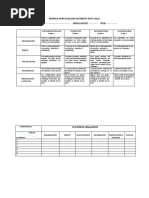 Rúbrica para Evaluar Debates