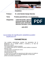 Pruebas Parametricas y No Parametricas - Prueba de Signos, Aproximaciòn Normal A La Binomial y Prueba de Frank Wilcoxon Ejercicios Desarrollados