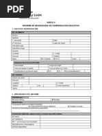 Anexo Ii. Informe de Necesidades de Compensación Educativa