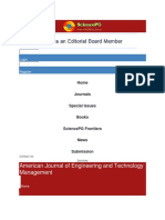 American Journal of Engineering and Technology Management: Login