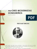 Autores Modernistas Hondureños