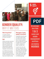 Gender Equality:: Why It Matters