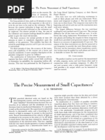 The Precise Measuremient of Small Capacitances-TbT