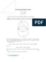 The Incenter/Excenter Lemma: August 6, 2016