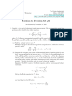 Solution To Problem Set #4