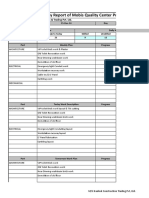 Daily Report of Mobis Quality Center Project: Report by Hankuk Construction & Trading Pvt. LTD